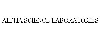 ALPHA SCIENCE LABORATORIES