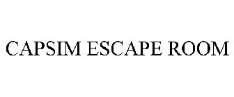 CAPSIM ESCAPE ROOM