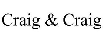 CRAIG & CRAIG