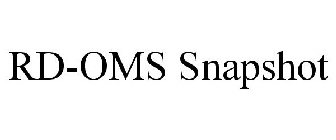 RD-OMS SNAPSHOT