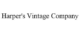 HARPER'S VINTAGE COMPANY