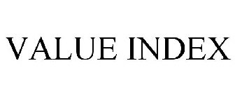 VALUE INDEX