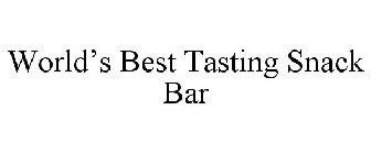 WORLD'S BEST TASTING SNACK BAR