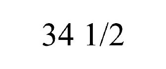 34 1/2
