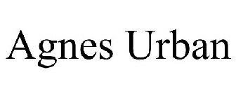 AGNES URBAN