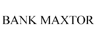 BANK MAXTOR