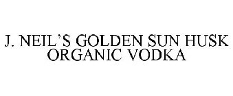 J. NEIL'S GOLDEN SUN HUSK ORGANIC VODKA