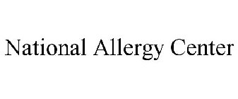 NATIONAL ALLERGY CENTER