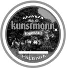 CERVEZA LAGER VALDIVIA KUNSTMANN DAS GUTE BIER VALDIVIA