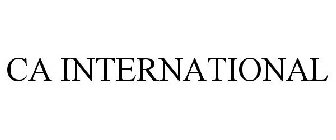 CA INTERNATIONAL