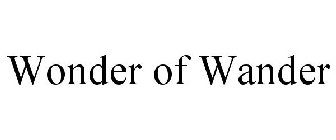 WONDER OF WANDER