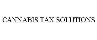 CANNABIS TAX SOLUTIONS