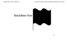 TOUCHDOWN TONY