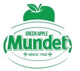 GREEN APPLE MUNDET SINCE 1902