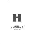 H HOUNDS BLACK VODKA