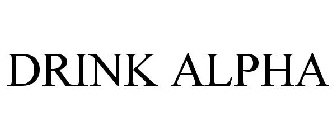 DRINK ALPHA