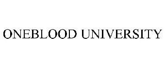 ONEBLOOD UNIVERSITY