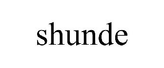 SHUNDE