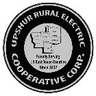 UPSHUR RURAL ELECTRIC COOPERATIVE CORP.PROUDLY SERVING 10 EAST TEXAS COUNTIES SINCE 1937 WOOD SMITH CAMP UPSHUR GREGG RUSK MORRIS CASS MARION HARRISON