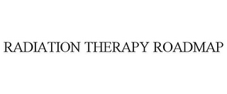 RADIATION THERAPY ROADMAP