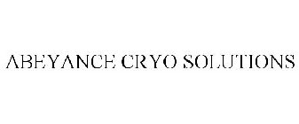 ABEYANCE CRYO SOLUTIONS