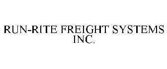 RUN-RITE FREIGHT SYSTEMS INC.