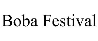 BOBA FESTIVAL