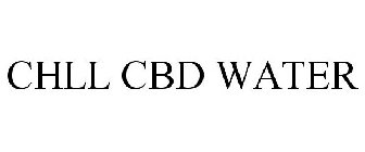 CHLL CBD WATER