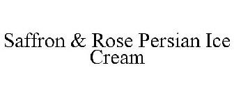 SAFFRON & ROSE PERSIAN ICE CREAM