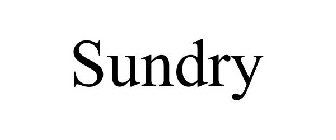 SUNDRY