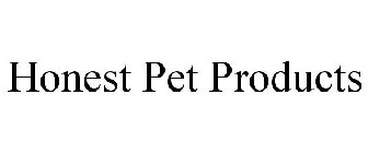 HONEST PET PRODUCTS