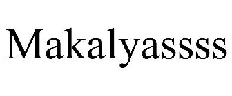 MAKALYASSSS