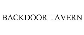 BACKDOOR TAVERN