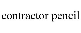CONTRACTOR PENCIL