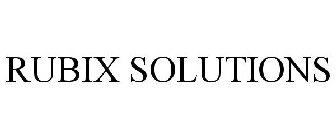 RUBIX SOLUTIONS