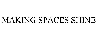MAKING SPACES SHINE