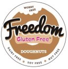 WORRY FREE FREEDOM GLUTEN FREE DOUGHNUTS DAIRY FREE · SOY FREE · NUT FREE