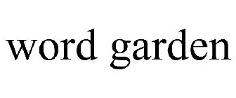 WORD GARDEN