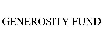 GENEROSITY FUND
