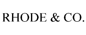 RHODE & CO.