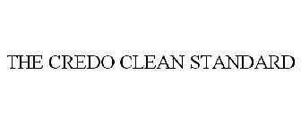 THE CREDO CLEAN STANDARD