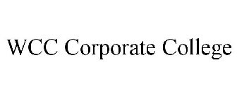 WCC CORPORATE COLLEGE