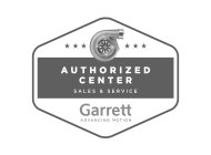 GARRETT AUTHORIZED CENTER SALES & SERVICE GARRETT ADVANCING MOTION