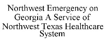 NORTHWEST EMERGENCY ON GEORGIA A SERVICE OF NORTHWEST TEXAS HEALTHCARE SYSTEM