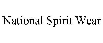 NATIONAL SPIRIT WEAR