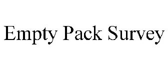 EMPTY PACK SURVEY