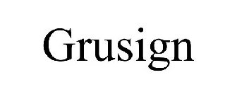 GRUSIGN