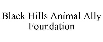 BLACK HILLS ANIMAL ALLY FOUNDATION