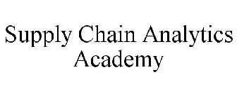 SUPPLY CHAIN ANALYTICS ACADEMY