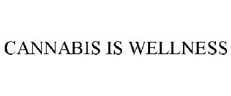 CANNABIS IS WELLNESS